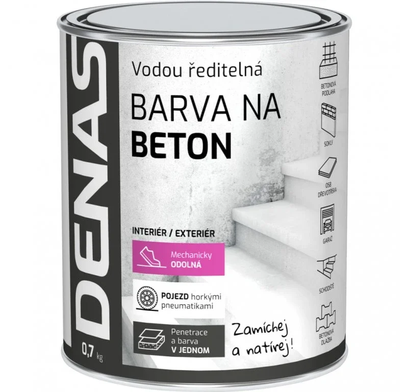 DENAS - farba na betón 0,7kg
