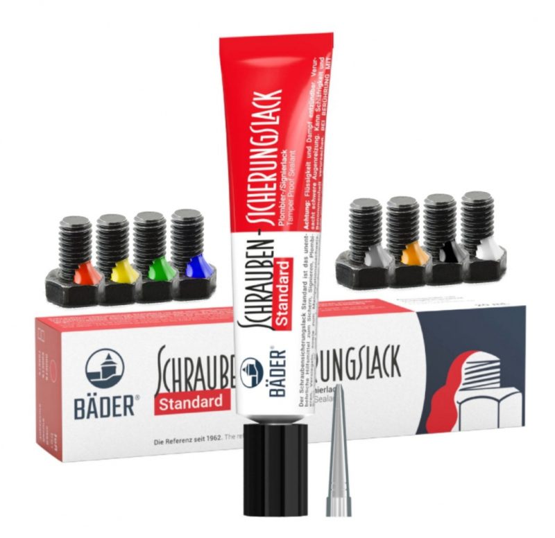 Lak na skrutky ochranný - štandard 20ml - (Bäder)