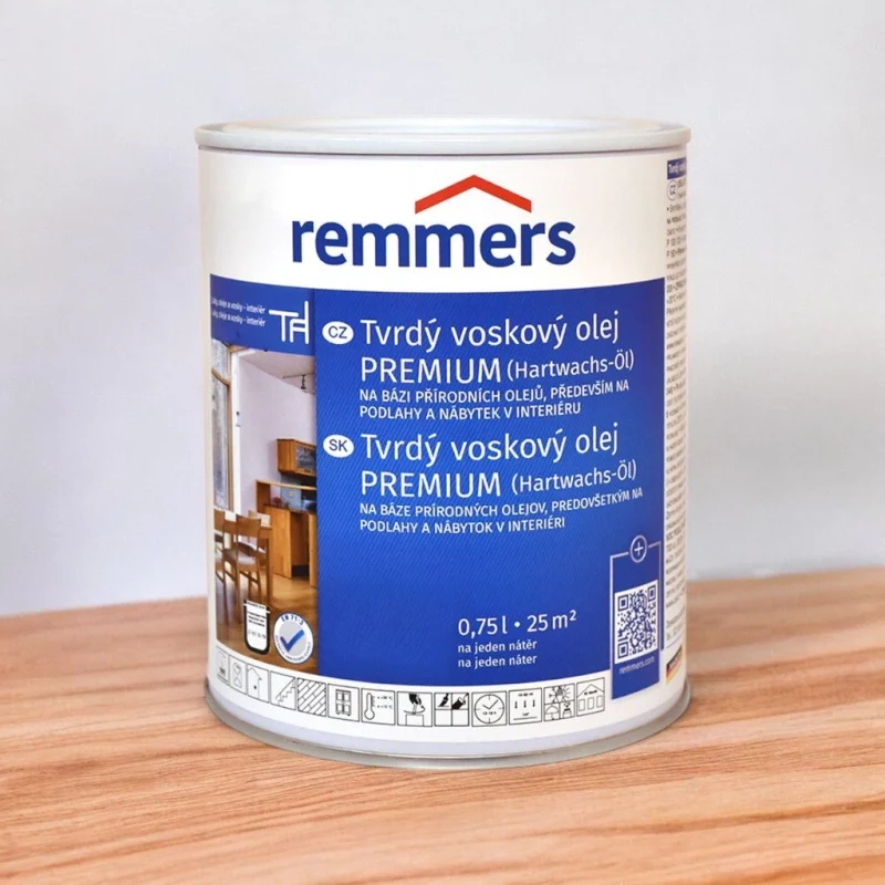 Remmers - tvrdý voskový olej PREMIUM 0,75L