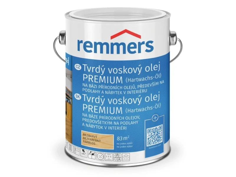 Remmers - tvrdý voskový olej 0,375L