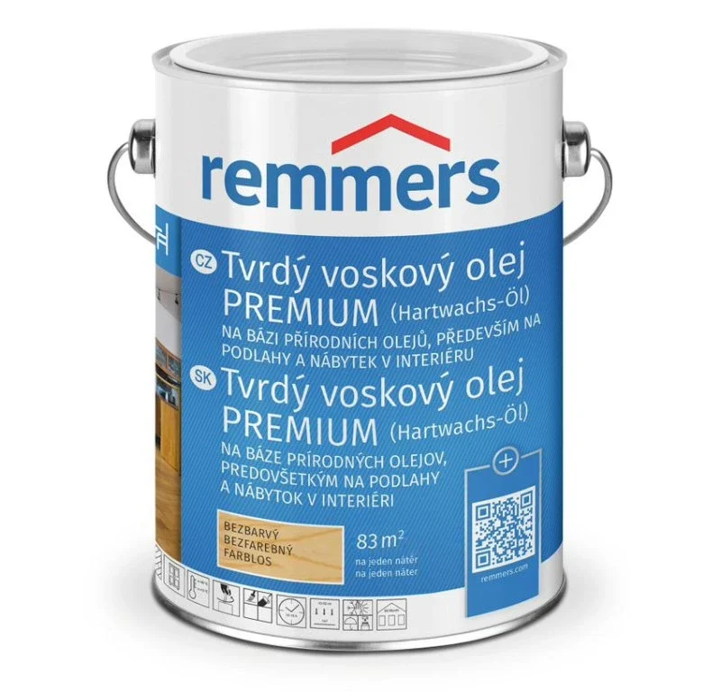 Remmers - tvrdý voskový olej 0,375L