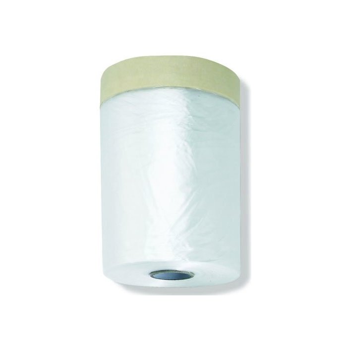 Krycia maliarska fólia s krepovou páskou