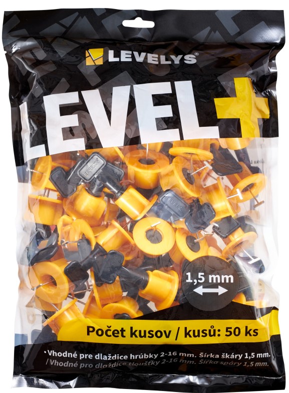 LEVELYS – LEVEL + 1,5mm – 50ks