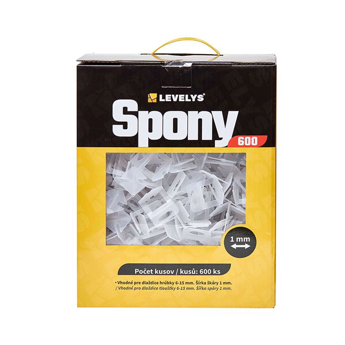 LEVELYS – spony 600ks